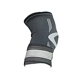 Фіксатор коліна LiveUP KNEE SUPPORT сірий / білий S фото товару