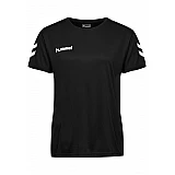 Футболка Hummel CORE POLY TEE WOMAN S / S черная фото товара