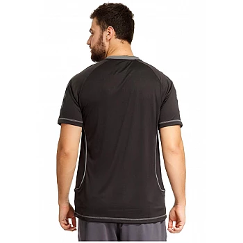 Футболка FUNCTIONAL RUNNER JERSEY 009-601-2001-XL Дорослі Чоловіча ЧОРНИЙ