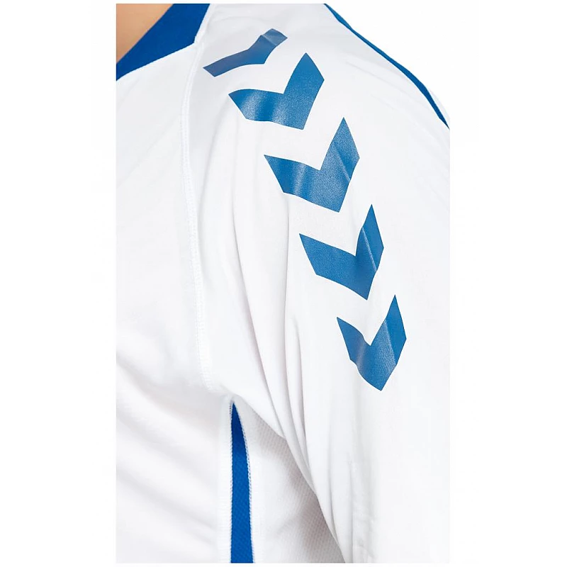 Футболка Hummel TEAM PLAYER MATCH JERSEY бело-синяя фото товара