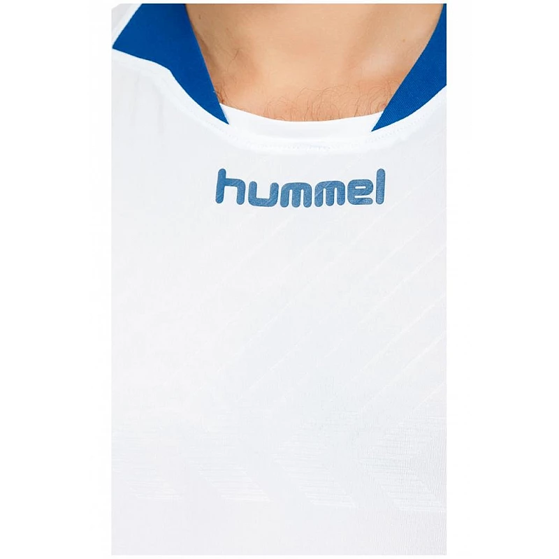 Футболка Hummel TEAM PLAYER MATCH JERSEY бело-синяя фото товара