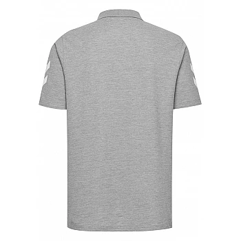 Поло детское Hummel HMLGO KIDS COTTON POLO серое