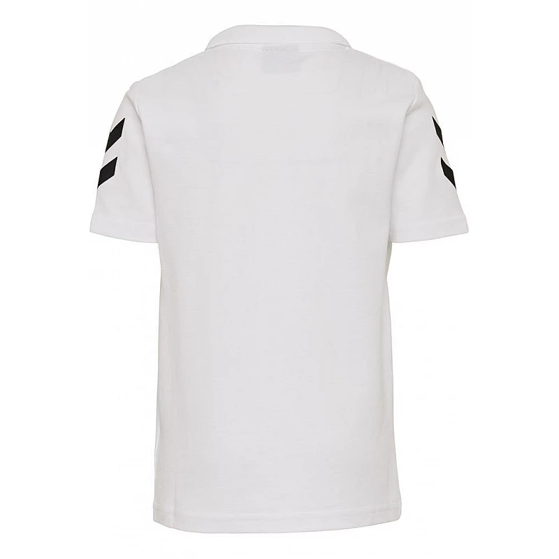 Поло детское Hummel HMLGO KIDS COTTON POLO белое фото товара