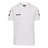 Поло детское Hummel HMLGO KIDS COTTON POLO белое фото товара
