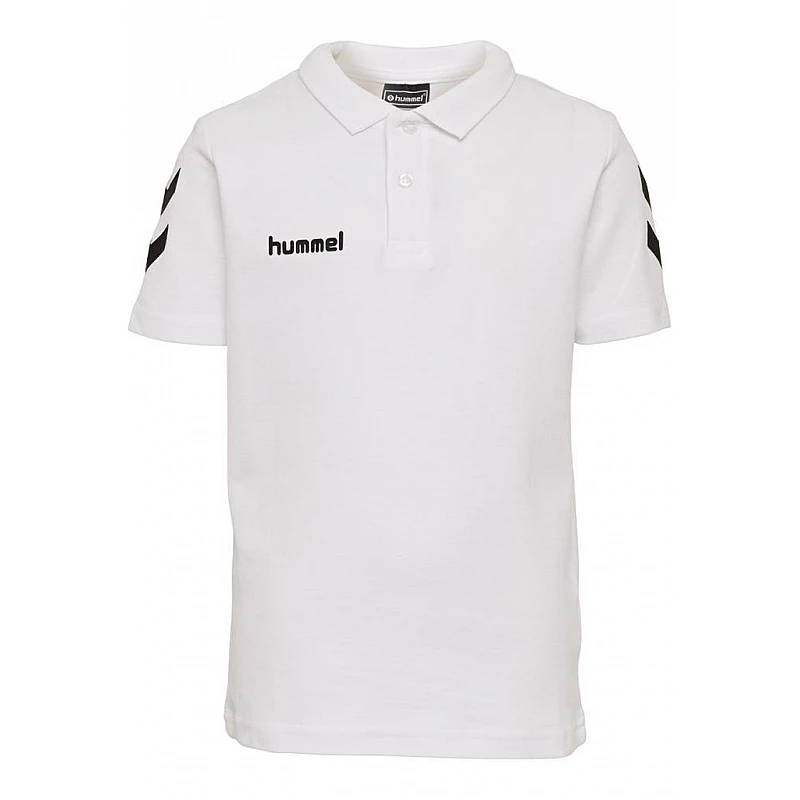 Поло детское Hummel HMLGO KIDS COTTON POLO белое фото товара