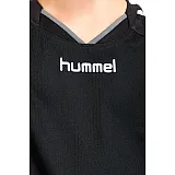 Футболка детская Hummel STAY AUTHENTIC POLY JERSEY черно-серая фото товара