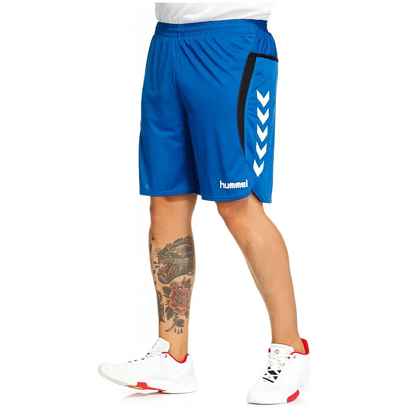 Шорты Hummel TEAM PLAYER POLY SHORTS 110-749-7045-L синие фото товара