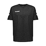 Футболка HMLGO COTTON T-SHIRT S / S 203-566-2001-S Дорослі Чоловіча ЧОРНИЙ