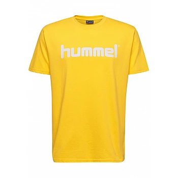 Футболка HMLGO COTTON LOGO T-SHIRT S / S 203-513-5001-L Дорослі Чоловіча ЖОВТИЙ