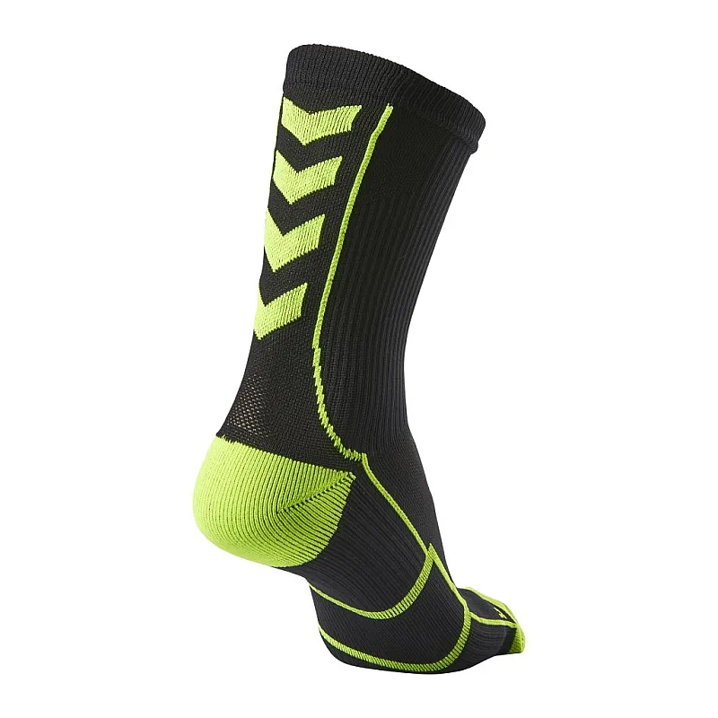 Носки функциональные Hummel TECH INDOOR SOCK LOW черно-зеленые фото товара