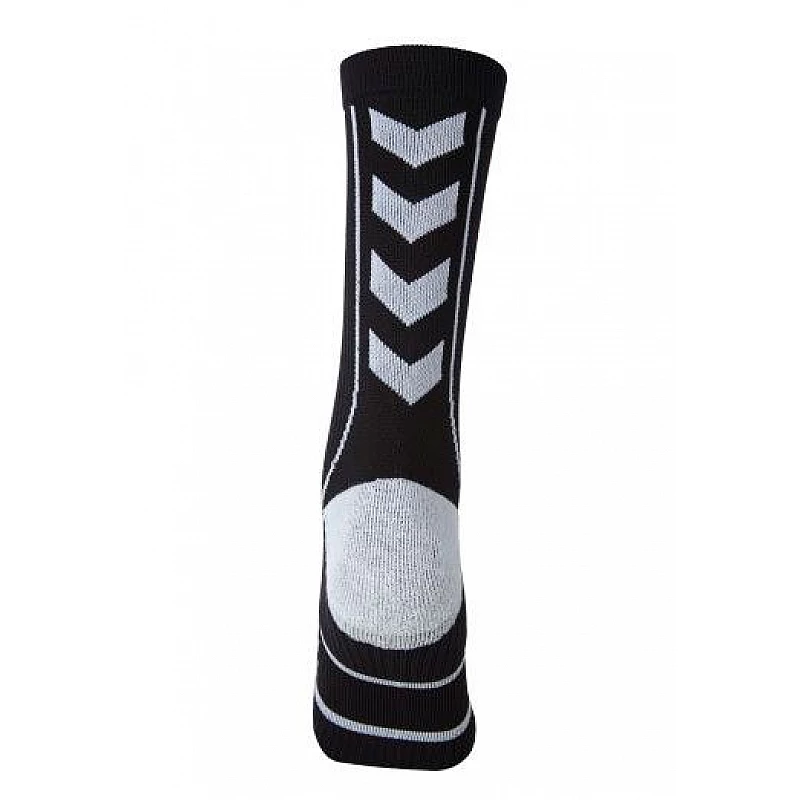 Шкарпетки функціональні Hummel TECH INDOOR SOCK LOW чорно-сірі фото товару