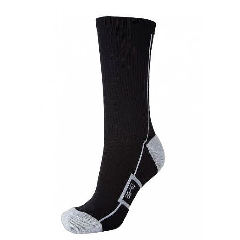 Шкарпетки функціональні Hummel TECH INDOOR SOCK LOW чорно-сірі фото товару