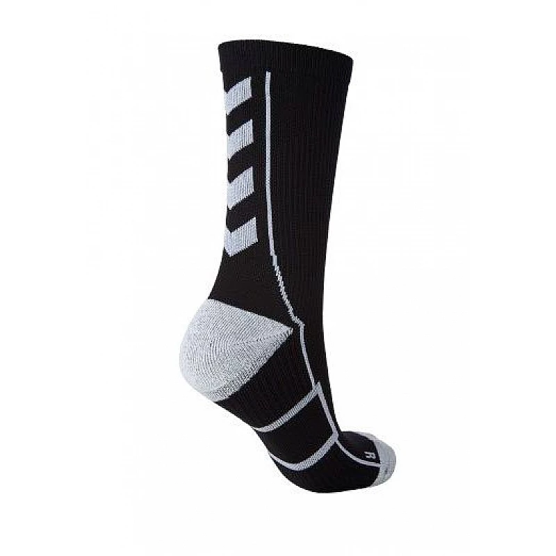 Шкарпетки функціональні Hummel TECH INDOOR SOCK LOW чорно-сірі фото товару