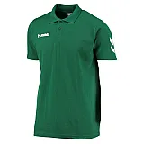 Футболка поло детская Hummel CORE COTTON POLO зеленая фото товара