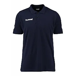 Футболка поло детская Hummel ORE COTTON POLO темно-синяя