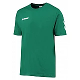 Футболка Hummel CORE COTTON TEE зеленая фото товара