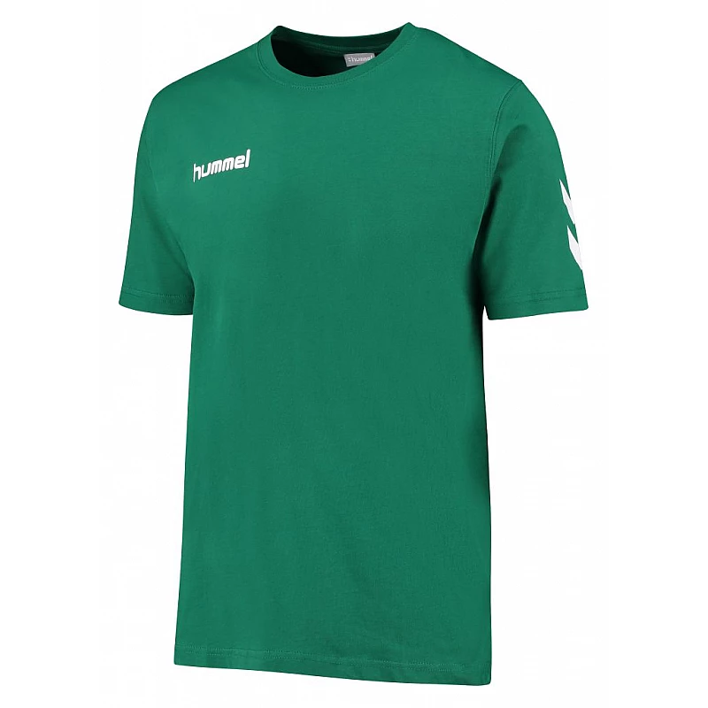 Футболка Hummel CORE COTTON TEE зеленая фото товара