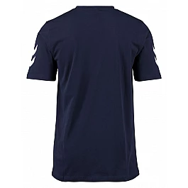 Футболка Hummel CORE COTTON TEE темно-синяя