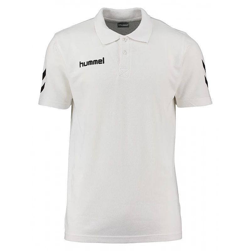 Футболка Hummel CORE COTTON POLO белая фото товара