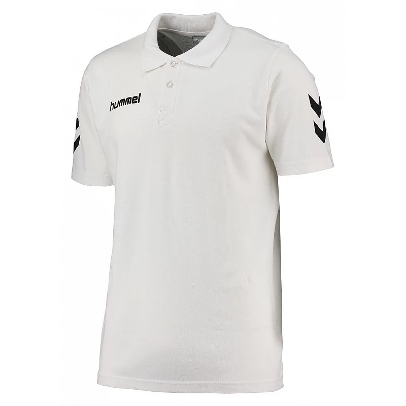 Футболка Hummel CORE COTTON POLO белая фото товара