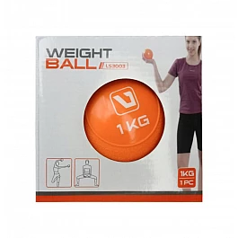 Медбол м'який набивний LiveUp SOFT WEIGHT BALL, 1 кг, LS3003-1
