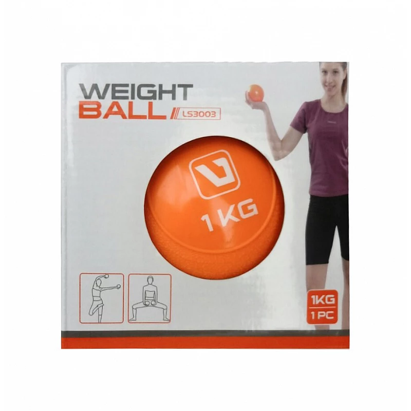 Медбол мякий набивний LiveUp SOFT WEIGHT BALL, 1 кг, LS3003-1 фото товару