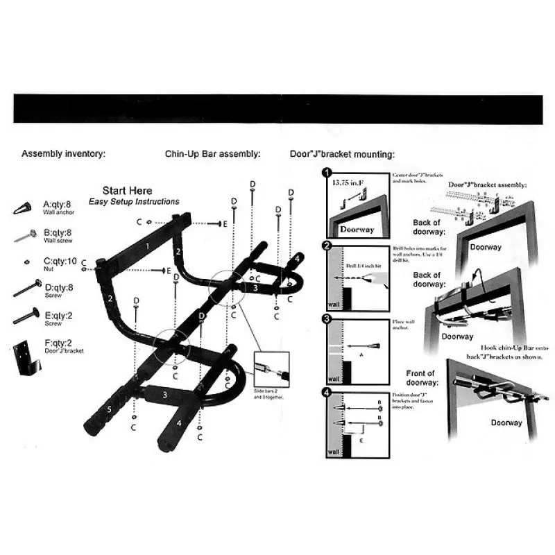 Тренажер для подтягиваний и пресса LiveUp CHIN-UP BAR, LS3153A фото товара