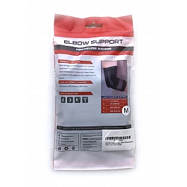 Фиксатор локтя LiveUp ELBOW SUPPORT черно-серый