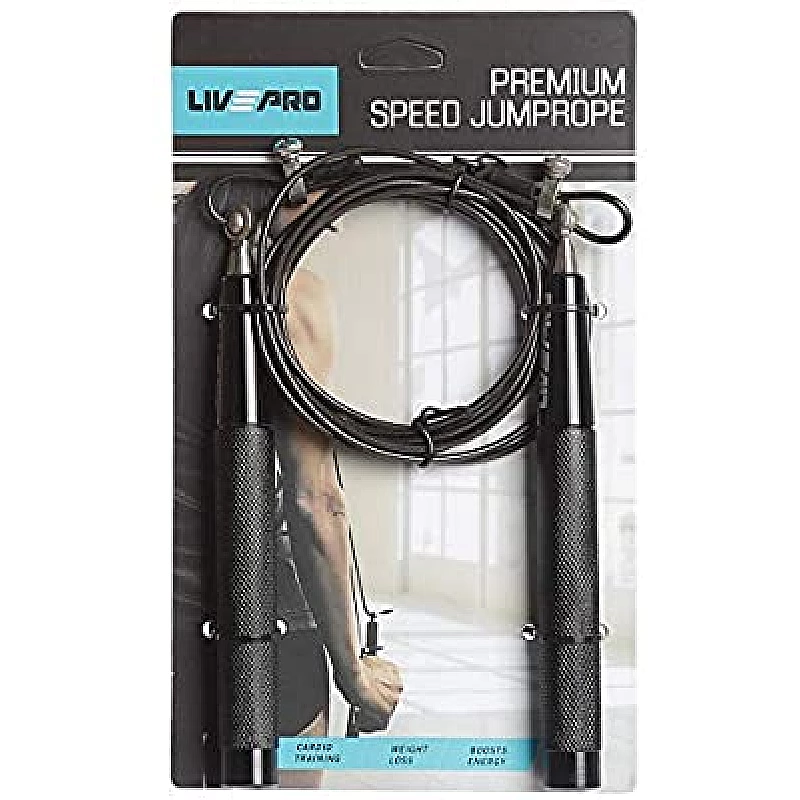 Скакалка скоростная утяжеленная  LivePro SPEED JUMPROPE фото товара