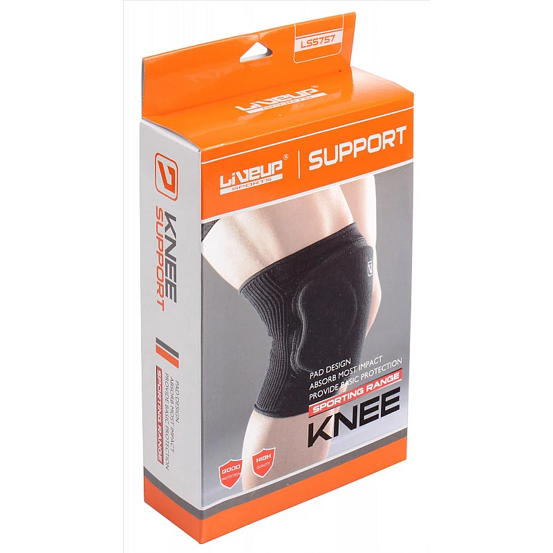 Наколенник защитный KNEE SUPPORT LiveUp черный фото товара