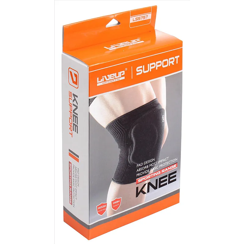 Наколенник защитный KNEE SUPPORT LiveUp черный фото товара