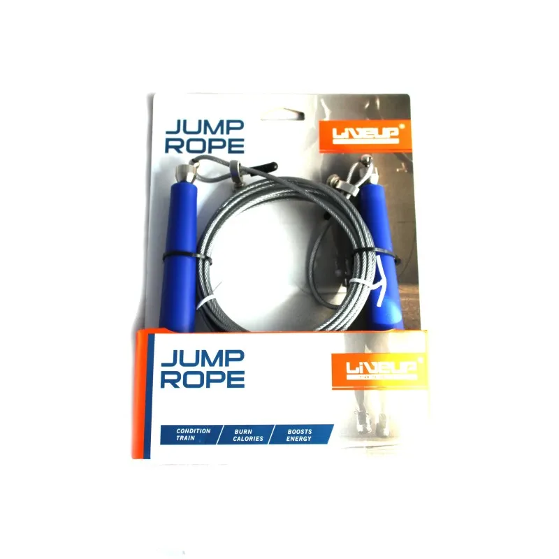 Скакалка швидкісна Liveup CABLE JUMPROPE фото товару