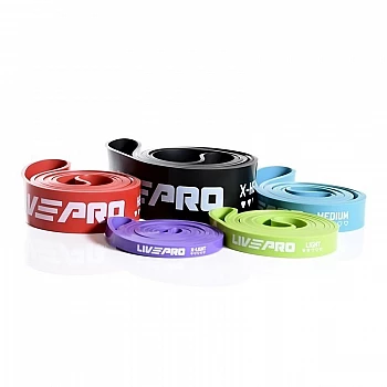 Еспандер для тренувань LivePro SUPER BAND Medium блакитний