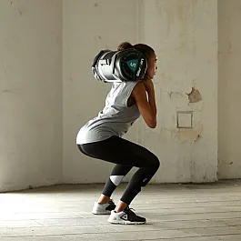 Мішок для кроссфіта LivePro POWER BAG чорний / сірий 10 кг