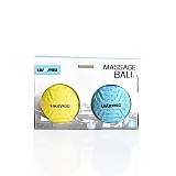 Набор мячиков для массажа LivePro Foot Massage Ball голубой/желтый 2 шт. фото товара