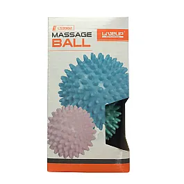 Набор массажных мячей 2 шт. LiveUp MASSAGE BALL