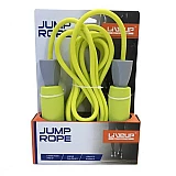 Скакалка LiveUP PVC FOAM HANDLE JUMP ROPE жовтий фото товару
