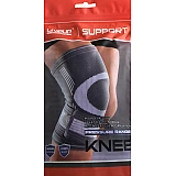 Фиксатор колена LiveUP KNEE SUPPORT серый/белый M фото товара
