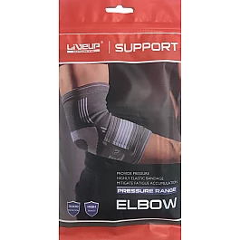 Фиксатор локтя LiveUP ELBOW SUPPORT серый/белый S