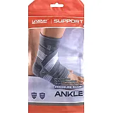 Фиксатор щиколотки LiveUP ANKLE SUPPORT серый/белый M фото товара
