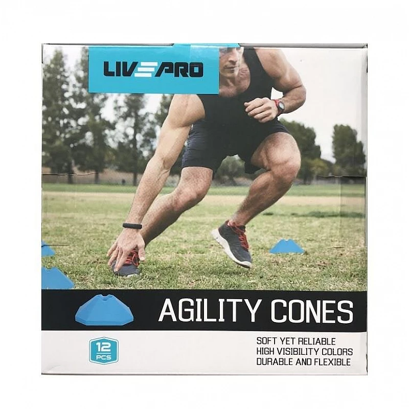 Координационные фишки LivePro Agility Cones 12 шт фото товара