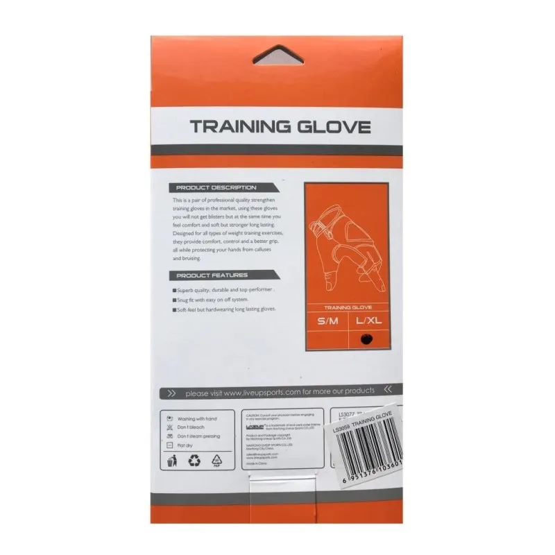 Перчатки для фитнеса LiveUp TRAINING GLOVES фото товара