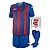 Футбольная форма Joma PISA 12 (комплект футболка+шорты+гетры) сине-красная L