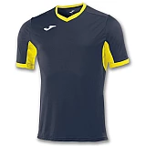 Футболка Joma CHAMPION IV темно-синьо-жовта к/р 2XS Футболка Joma CHAMPION IV темно-синьо-жовта к/р 2XS фото товару