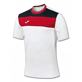 Футболка Joma CREW бiло-чорно-червона 6XS-5XS