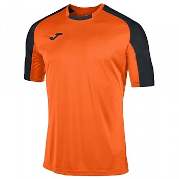 Футболка Joma ESSENTIAL оранжево-чёрная XS