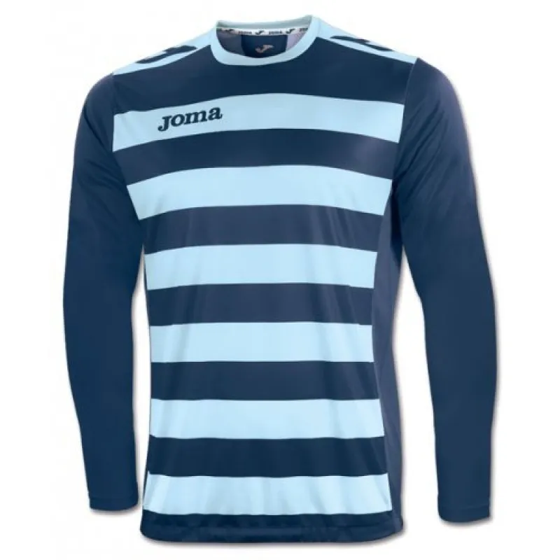 Футболка Joma Europa ІІ тёмно-сине-голубая д/р XS-S фото товара