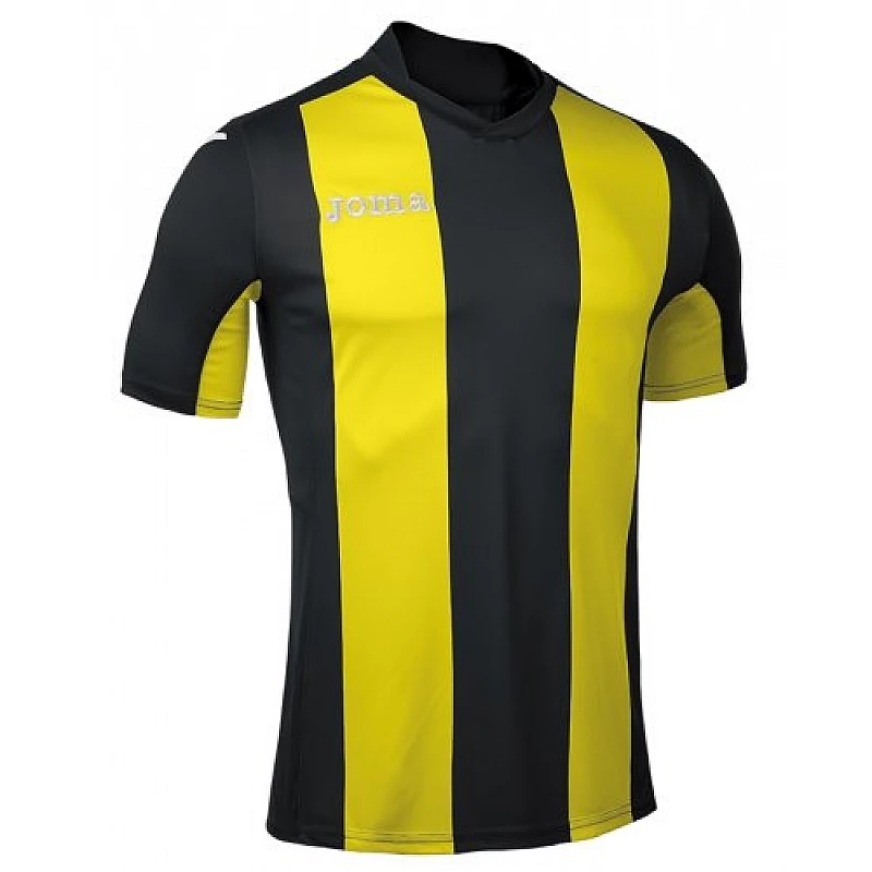 Футболка Joma Pisa V чорно-жовта S Футболка Joma Pisa V чорно-жовта S фото товару