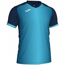 Футбольная футболка Joma SUPERNOVA т.сине-бирюзовая XS