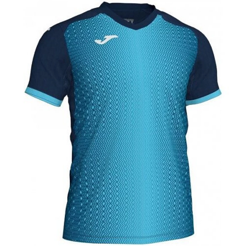 Футбольная футболка Joma SUPERNOVA т.сине-бирюзовая L фото товара